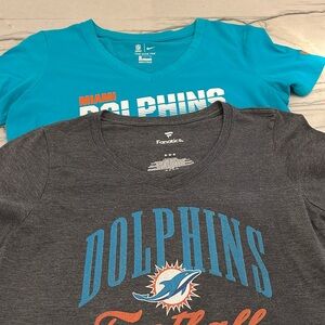 2 Miami Dolphins Tshirts